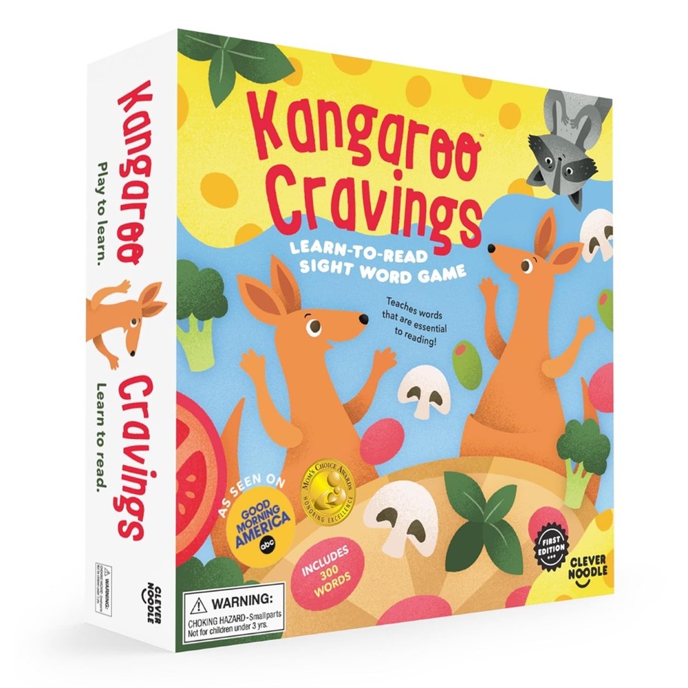 Kangaroo Cravings Learn to Read 300 High-Frequency Sight Words Board Game